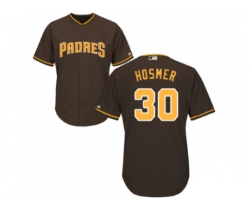 Youth San Diego Padres #30 Eric Hosmer Brown Cool Base Stitched MLB Jersey