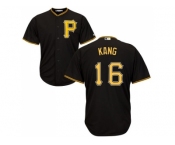 Youth Pittsburgh Pirates #16 Jung-ho Kang Black Cool Base Stitched MLB Jersey