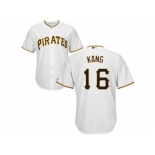 Youth Pittsburgh Pirates #16 Jung-ho Kang White Cool Base Stitched MLB Jersey