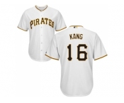 Youth Pittsburgh Pirates #16 Jung-ho Kang White Cool Base Stitched MLB Jersey