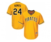 Youth Pittsburgh Pirates #24 Barry Bonds Gold Cool Base Stitched MLB Jersey