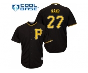 Youth Pittsburgh Pirates #27 Jung-ho Kang Black Cool Base Stitched MLB Jersey