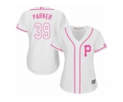 Women's Majestic Pittsburgh Pirates #39 Dave Parker Authentic White Fashion Cool Base MLB Jersey