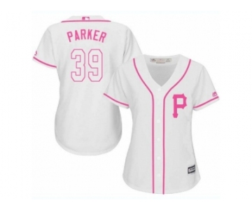 Women's Majestic Pittsburgh Pirates #39 Dave Parker Authentic White Fashion Cool Base MLB Jersey