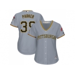 Women's Pittsburgh Pirates #39 Dave Parker Grey Road Stitched MLB Jersey