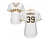 Women's Pittsburgh Pirates #39 Dave Parker White Home Stitched MLB Jersey