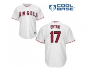 Youth Los Angeles Angels Of Anaheim #17 Shohei Ohtani White Cool Base Stitched MLB Jersey