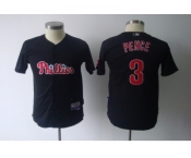 youth mlb philadelphia phillies #3 pence black