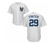 Youth Majestic New York Yankees #29 Todd Frazier Authentic White Home MLB Jersey