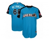 Youth Majestic New York Yankees #68 Dellin Betances Replica Blue American League 2017 MLB All-Star MLB Jersey