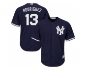 Youth New York Yankees #13 Alex Rodriguez Navy blue Cool Base Stitched MLB Jersey