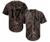 Youth New York Yankees #17 Matt Holliday Authentic Camo Realtree Collection Flex Base Baseball Jersey