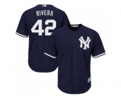 Youth New York Yankees #42 Mariano Rivera Navy blue Cool Base Stitched MLB Jersey