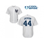 Youth New York Yankees #44 Reggie Jackson White Cool Base Stitched MLB Jersey