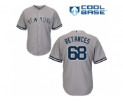 Youth New York Yankees #68 Dellin Betances Grey Cool Base Stitched MLB Jersey