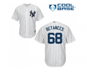 Youth New York Yankees #68 Dellin Betances White Cool Base Stitched MLB Jersey