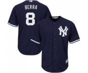 Youth New York Yankees #8 Yogi Berra Authentic Navy Blue Alternate Baseball Jersey