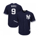 Youth New York Yankees #9 Roger Maris Authentic Navy Blue Alternate Baseball Jersey