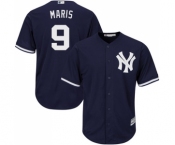 Youth New York Yankees #9 Roger Maris Authentic Navy Blue Alternate Baseball Jersey