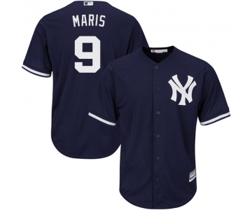 Youth New York Yankees #9 Roger Maris Authentic Navy Blue Alternate Baseball Jersey