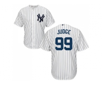 Youth New York Yankees #99 Aaron Judge White Cool Base Stitched MLB Jersey