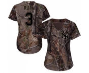 Women's Majestic New York Yankees #3 Babe Ruth Authentic Camo Realtree Collection Flex Base MLB Jersey