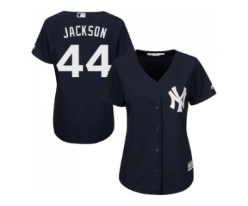 Women's New York Yankees #44 Reggie Jackson Navy Blue Alternate Stitched MLB Jersey