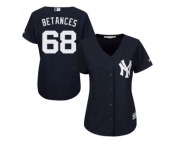 Women's New York Yankees #68 Dellin Betances Navy Blue Alternate Stitched MLB Jersey