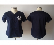 women mlb jerseys new york yankees blank dk.blue