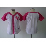 women mlb jerseys new york yankees blank white pink[2012]