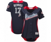 Women's Majestic Minnesota Twins #17 Jose Berrios Game Navy Blue American League 2018 MLB All-Star MLB Jersey