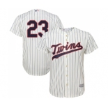 Youth Minnesota Twins #23 Nelson Cruz Authentic Cream Alternate Cool Base Baseball Jersey