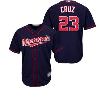 Youth Minnesota Twins #23 Nelson Cruz Authentic Navy Blue Alternate Road Cool Base Baseball Jersey