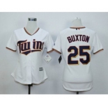 youth mlb jerseys minnesota twins #25 buxton white[buxton]