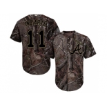 Youth Atlanta Braves #10 Chipper Jones Camo Realtree Collection Cool Base Stitched MLB Jersey