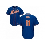 Youth Majestic New York Mets #11 Norichika Aoki Replica Royal Blue Alternate Home Cool Base MLB Jersey