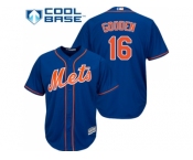 Youth New York Mets #16 Dwight Gooden Blue Cool Base Stitched MLB Jersey