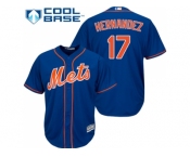 Youth New York Mets #17 Keith Hernandez Blue Cool Base Stitched MLB Jersey