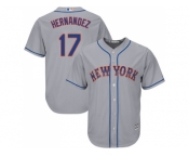 Youth New York Mets #17 Keith Hernandez Grey Cool Base Stitched MLB Jersey