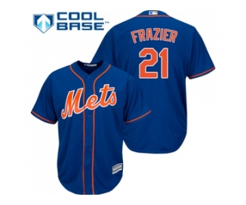 Youth New York Mets #21 Todd Frazier Blue Cool Base Stitched MLB Jersey