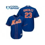 Youth New York Mets #23 Adrian Gonzalez Blue Cool Base Stitched MLB Jersey