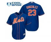 Youth New York Mets #23 Adrian Gonzalez Blue Cool Base Stitched MLB Jersey