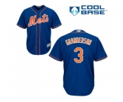 Youth New York Mets #3 Curtis Granderson Blue Cool Base Stitched MLB Jersey