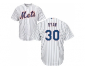 Youth New York Mets #30 Nolan Ryan White(Blue Strip) Cool Base Stitched MLB Jersey