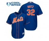 Youth New York Mets #32 Steven Matz Blue Cool Base Stitched MLB Jersey