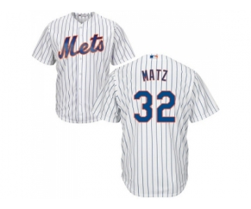 Youth New York Mets #32 Steven Matz White(Blue Strip) Cool Base Stitched MLB Jersey