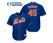 Youth New York Mets #45 Tug McGraw Blue Cool Base Stitched MLB Jersey