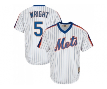 Youth New York Mets #5 David Wright White(Blue Strip) Alternate Cool Base Stitched MLB Jersey