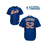 Youth New York Mets #52 Yoenis Cespedes Blue Cool Base Stitched MLB Jersey