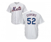 Youth New York Mets #52 Yoenis Cespedes White(Blue Strip) Cool Base Stitched MLB Jersey